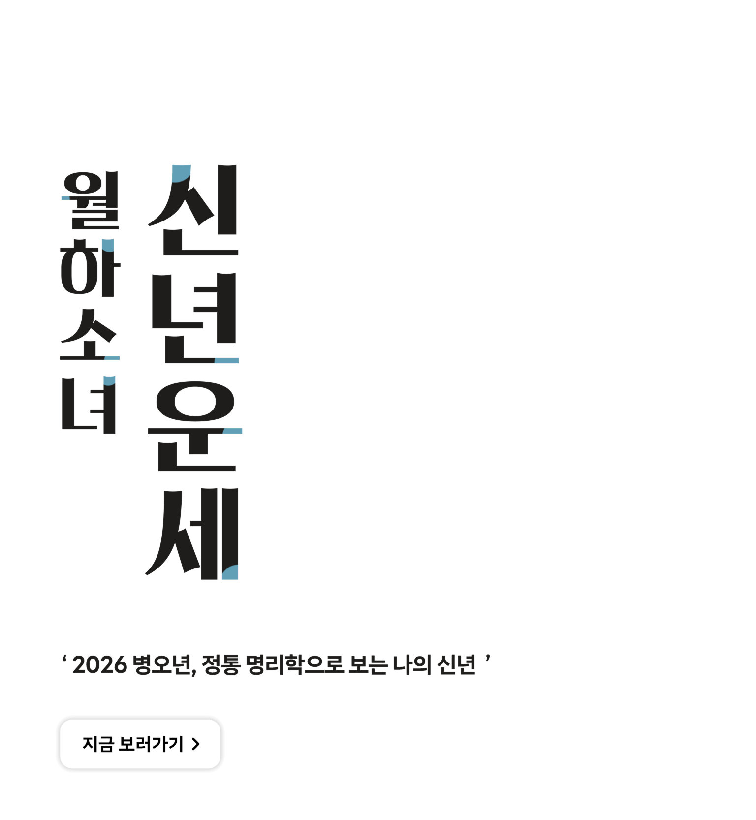 월하소녀 신년운세 텍스트