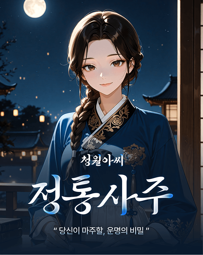 청월아씨정통사주 배너